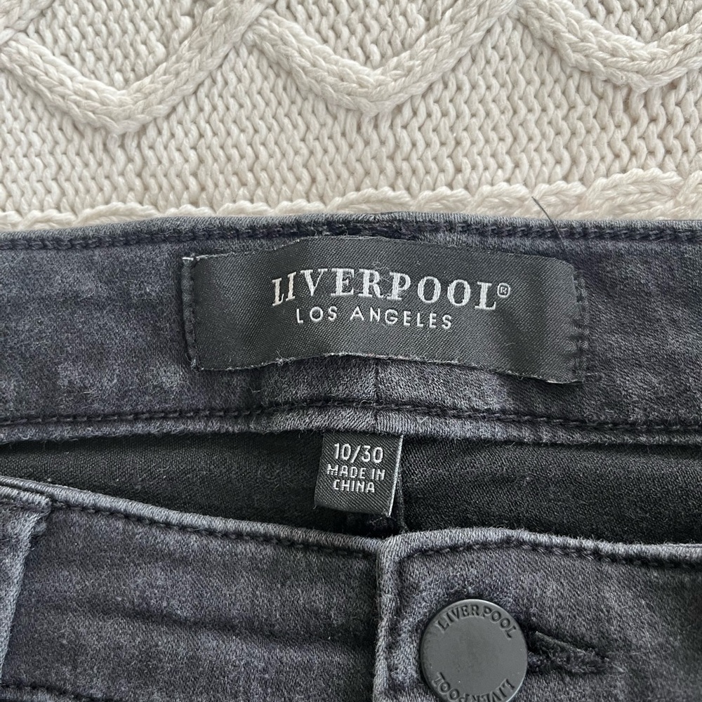 Liverpool Los Angeles Black Designer Skinny Jeans Women’s Size 10 - Picture 13 of 15